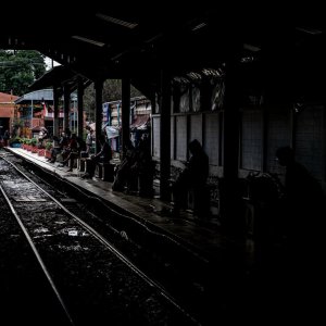 Platform in Mahachai station