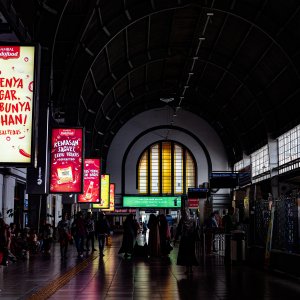 ジャカルタ・コタ駅の内部