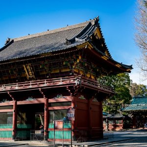 Roh-mon gate of Nezu Jinja Shrine