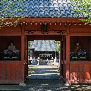 赤塚諏訪神社の随神門