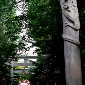 馬橋稲荷神社の参道
