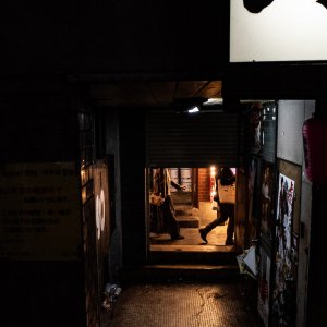 Entrance to an alley in Yurakucho
