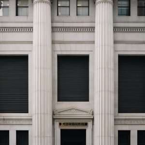 Facade of the main Mitsui building