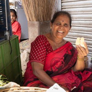 Smiling woman