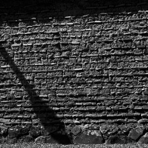 Shadow on old wall