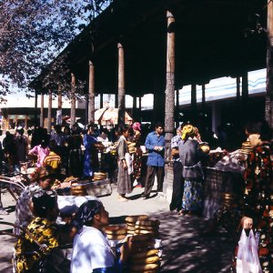 サマルカンドの市場
