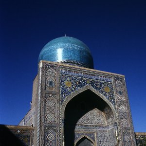 サマルカンドの青いモスク