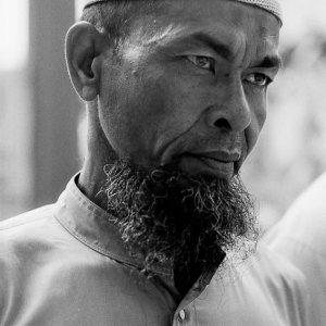 Gatekeeper of Masjid Jamek