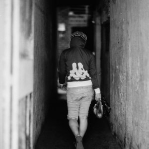 Girl entering into backstreet