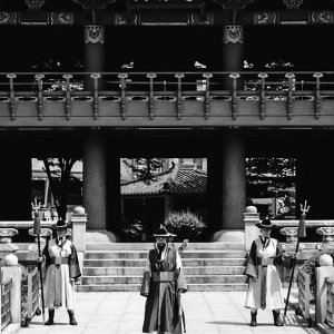 普信閣の衛兵