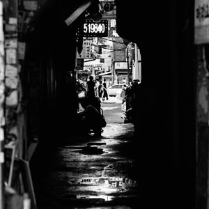 Dim passage in Suwon