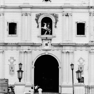 Entrance of the Vigan Cathedral