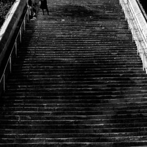 諏訪神社の長い階段