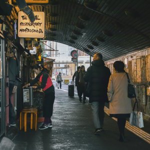 Railway underpass in Yurakucho