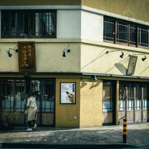 Entrance of a cage