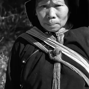 Woman wearing ethnic costume