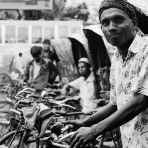 Troop of cycle rickshaw