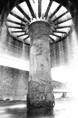 Fountain in Museo Nacional de Antropologia