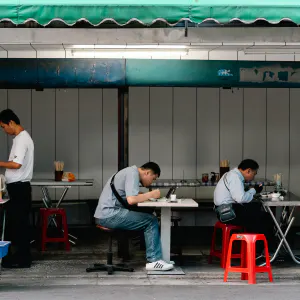 台北の軽食堂