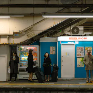 People on platform