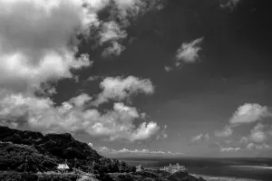 Hotel on finger of cape