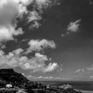 岬の突端のホテル