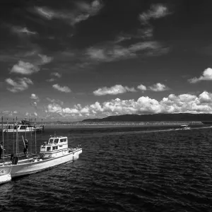 Fishing boat in Hatoma Harbor