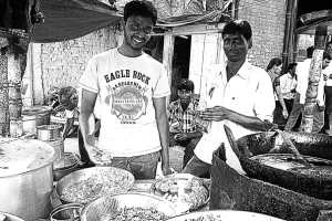 Men selling Samosa