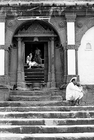 Entrance of Hindu temple