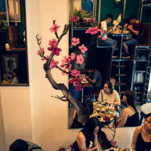 Inside of Lhong Tou Cafe