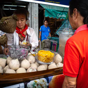 Stall selling sweets in Chatuchak Market