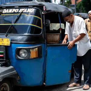 Men wearing a Taqiyah in Jakarta