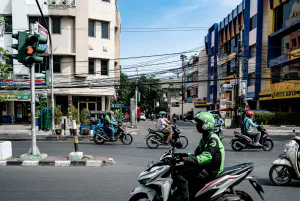 Motorcycles in Jakarta