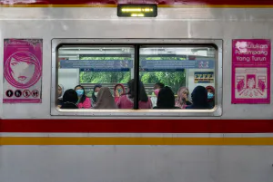 Women-only car in Jakarta
