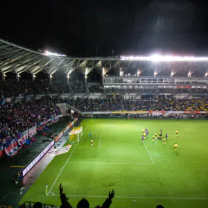 Crowd in stadium