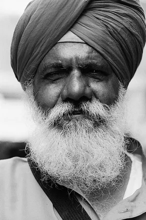 Sikh with white beard