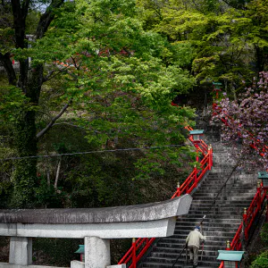 Otoko-zaka Staircase of Ashikaga Orihime Shrine