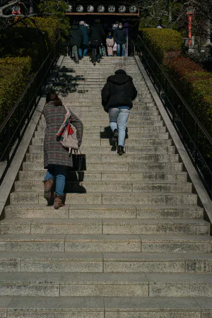 荏柄天神社の階段