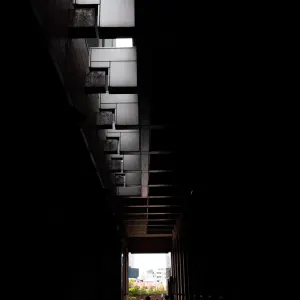 Passageway in front of Tokyo Photographic Art Museum