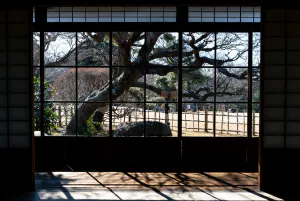 旧堀田邸の客座敷からの眺め