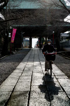Approach to Nakayama Hokkekyo-ji Temple