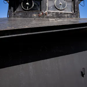 小樽市総合博物館に展示されている国鉄キ550形貨車
