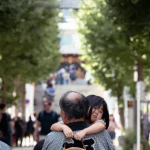 Girl at the festival