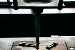 活字鋳造に使う母型を彫刻する機械
