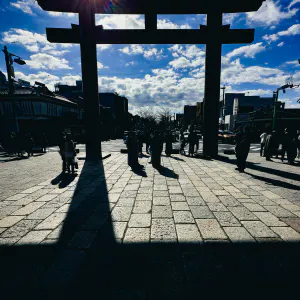 The third torii of Tsurugaoka Hachimangu Shrine