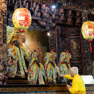 玉皇上帝の祀られた祭壇