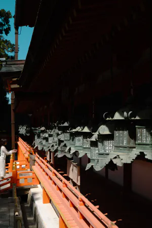 Kasuga-taisha Shrine\'s hanging lanterns