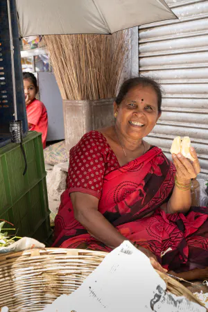 Smiling woman