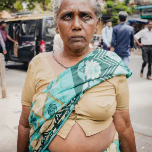 Woman in saree