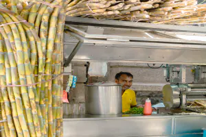 Sugarcane juice stand